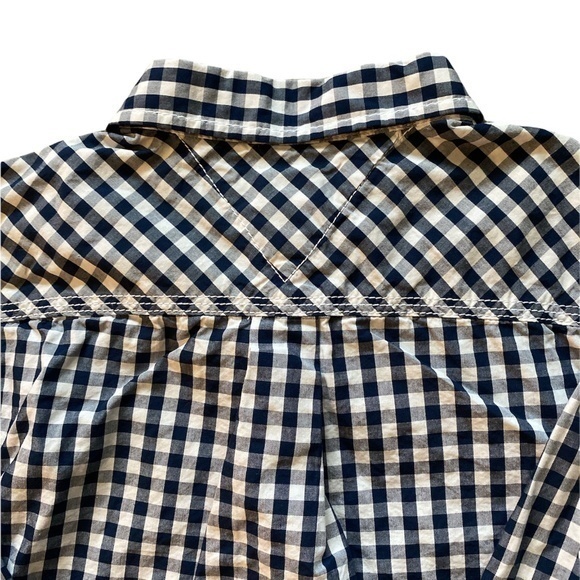 Tommy Hilfiger Blue‎ and White Check Shirt Sz. S (8/10 Boys) - Picture 4 of 6